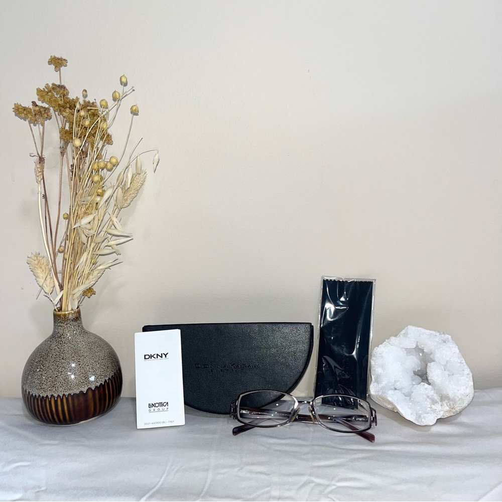 Authentic Donna Karan glasses and case